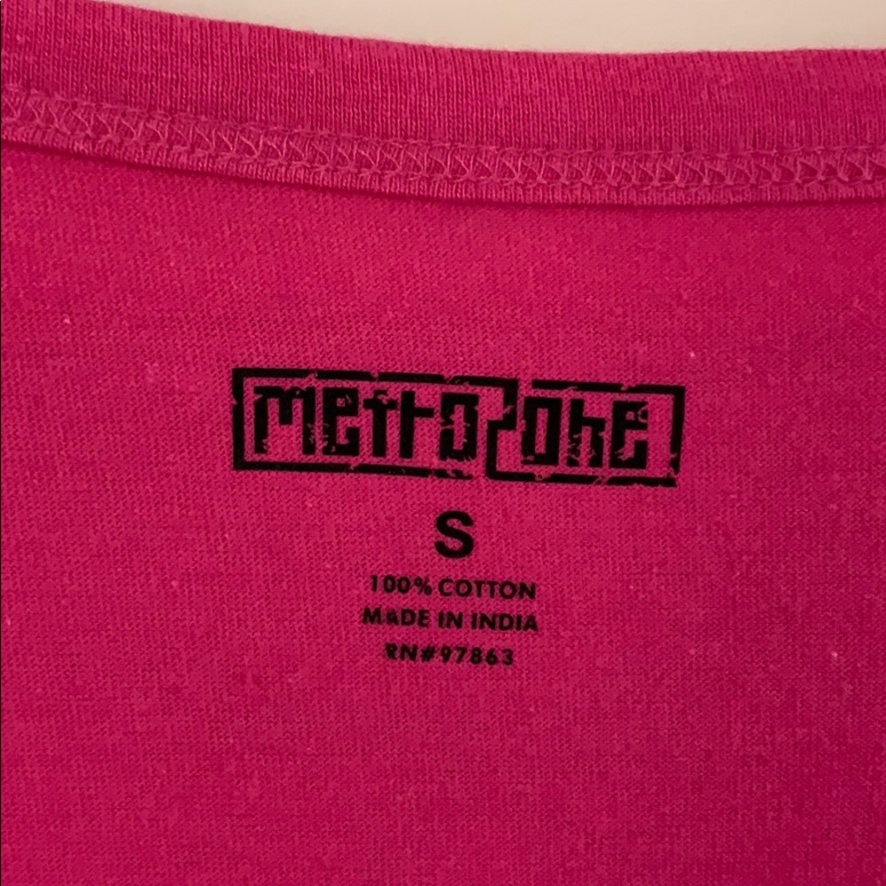 MetroZone Hot Pink Graphic Tee - Picture 4 of 4